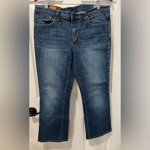 1969 Gap Jeans Women 12A Boot Cut Jeans Medium Wash Ankle Length Stretch Logo